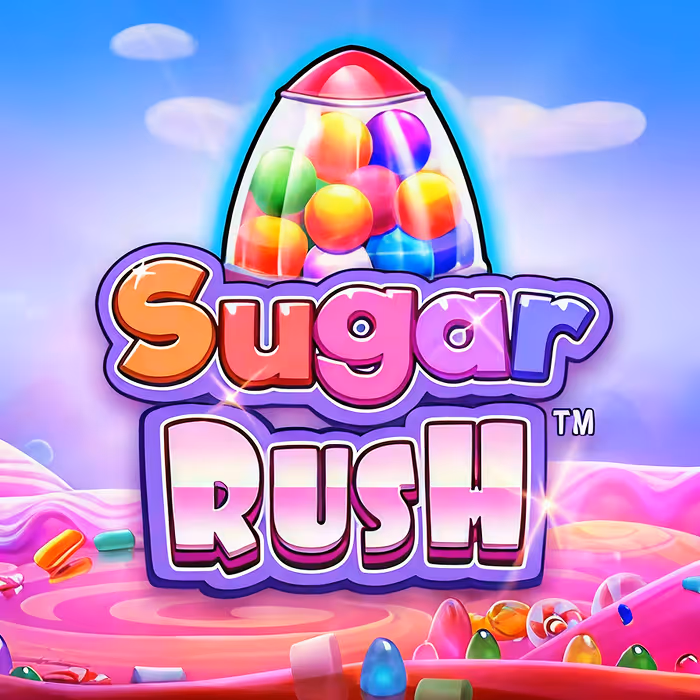 Sugar Rush - sweet-themed slot game with cluster pays and progressive multipliers