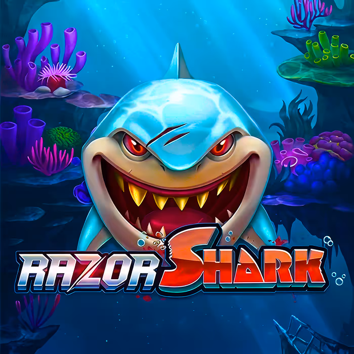 Razor Shark - underwater themed slot with mystery stacks and bonus game